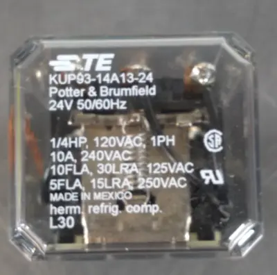 Potter & Brumfield KUP93-14A13-24 Relay 24V 50/60HZ Loc4E-5