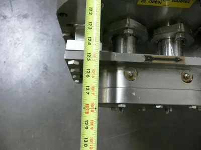 USED TELEDYNE READCO 6" PROCESSOR CONTINUOUS PASTE MIXER W/ 15HP MOTOR & CONTROLS