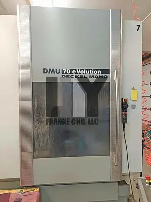 Used 2001 DMG MORI DECKEL MAHO DMU 70 EVOLUTION Vertical Machining Centers (5-Axis or More) | FRANKE CNC, LLC #1382444