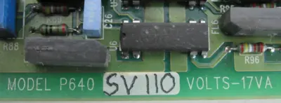 USED KELK P640 TWIN CHANNEL SIGNAL PROCESSOR BOARD 61830-D3 P640 SV-110 VOLTS
