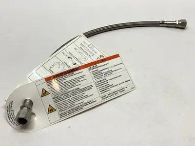 16C528 | Graco  Hose Assembly Stainless Steel Braided 1/2" x 24" - New
