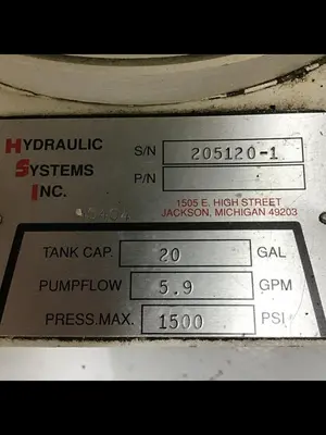 USED HYDRAULIC SYSTEMS HSI / OP