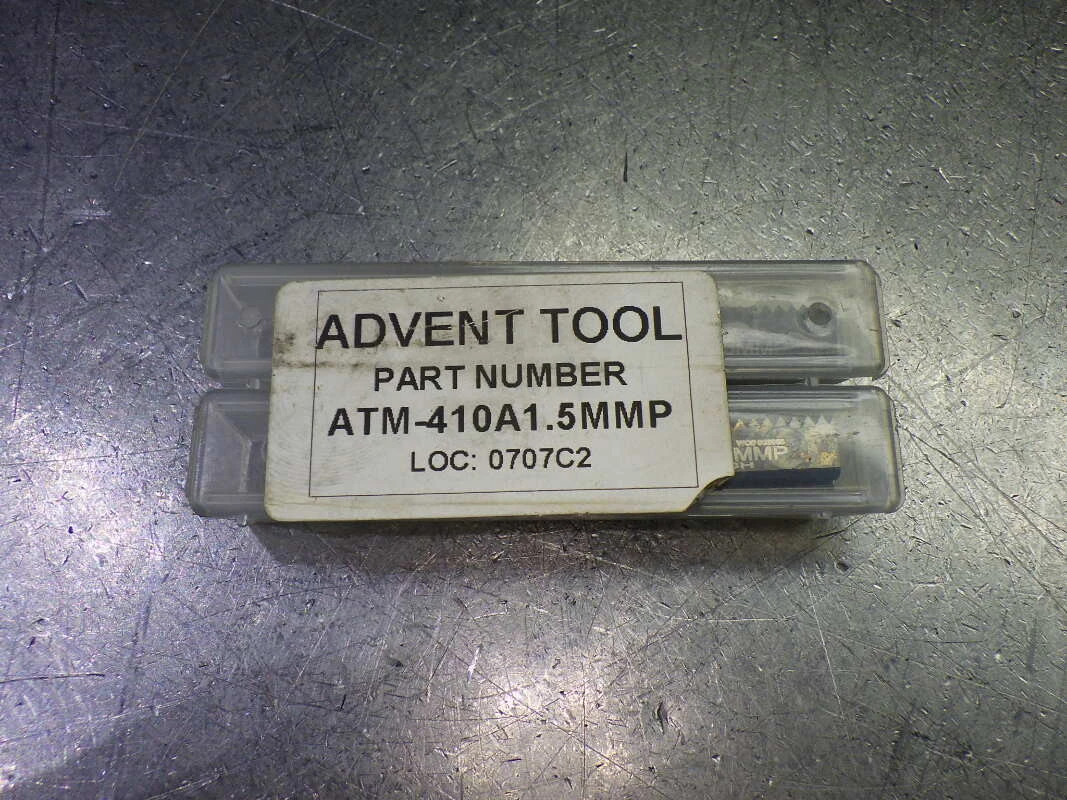 Advent Tool Carbide Thread Mill Inserts QTY6 ATM-410A1.5MMP (LOC796)