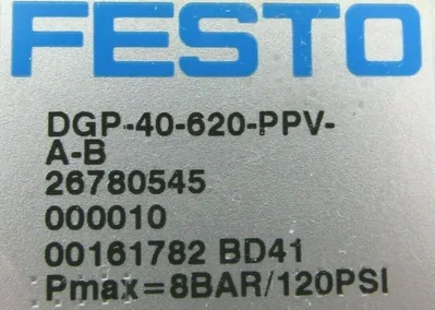 NEW FESTO DGP-40-620-PPV-A-B LINEAR ACTUATOR 26780545 DGP40620PPVAB