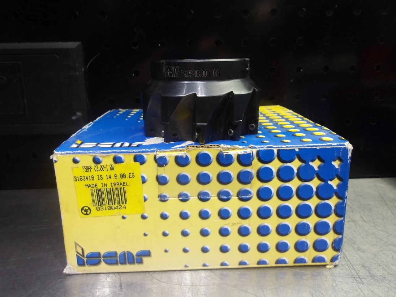 Iscar 3" Indexable Facemill 1" Arbor F90AP D3.00-1.00 (LOC2298A)
