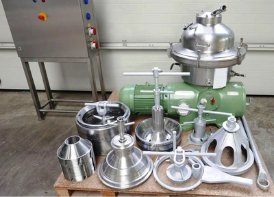 Westfalia SA 20-06-076 clarifier centrifuge, 316 SS.
