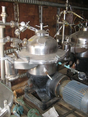 Westfalia SAMR 5036 clarifier centrifuge, 316SS.