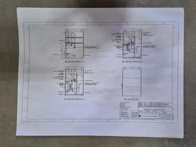Double Fused Interrupter Switch 5 kV, 4160 Volts & Conduit Cabinet