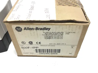 Allen-Bradley 800F-1PP Plastic Enclosure Ser A Type 4.4X IP66