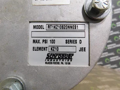 USED SCHROEDER BROTHERS RT1KZ10S20NNES1