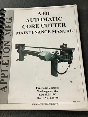 2017 APPLETON a301 Extrusion Other, Core Cutters | Mark One Machinery (11)