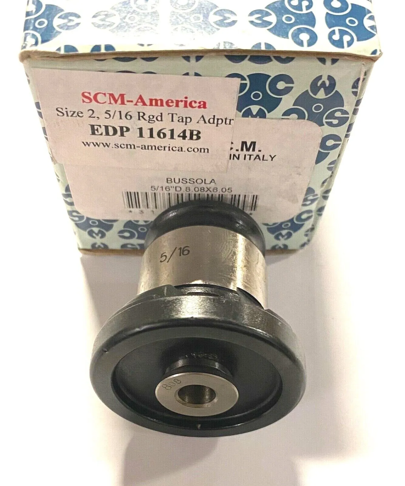 SCM No.2 Adaptor 5/16" Tap Size Rigid Positive Tap Adaptor Hole Tapping
