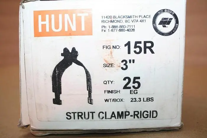 NEW HUNT ELECTRIC FIG NO: 15R