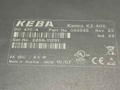 USED KEBA K2-400 DO 470 A