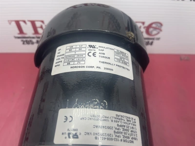 Bison 011-348-3005 330RPM 24V 1/5HP DC Gear Motor