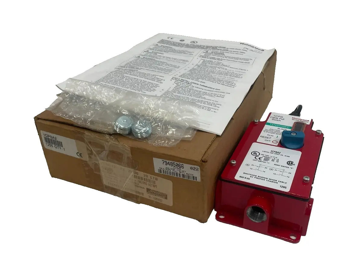 NEW HONEYWELL MICRO SWITCH 1CPSA2 CABLE PULL SWITCH