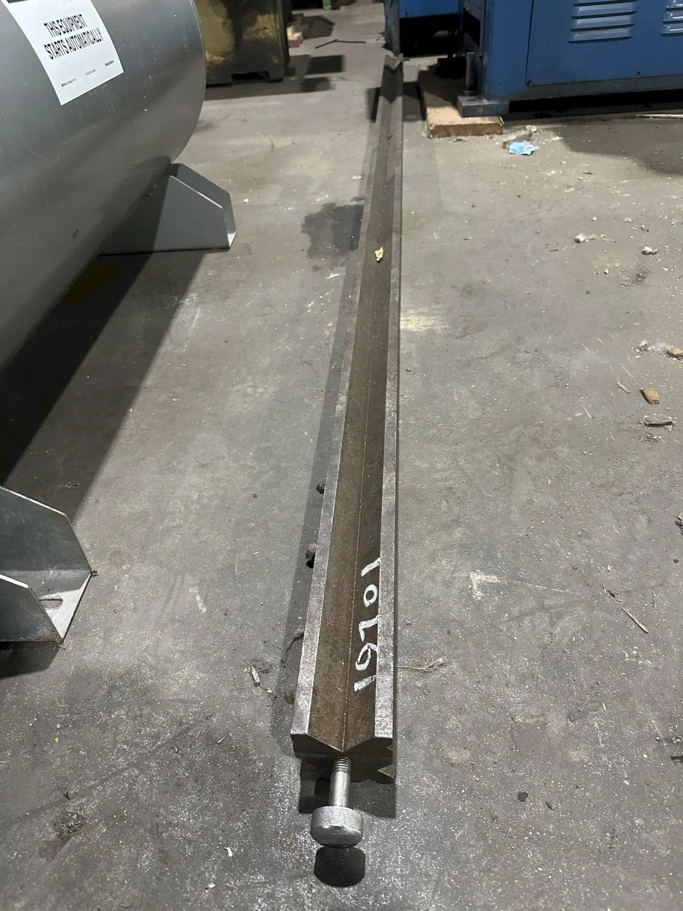 125" (10'5") X 3.25" X 3.25" 4-WAY PRESS BRAKE DIE: STOCK #19701