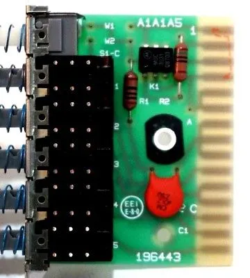 USED LEEDS & NORTHRUP A1A1A5 PC BOARD 196443