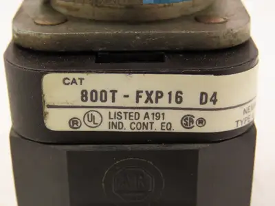 Allen Bradley 800T-FXP16 D4 Red Illuminated Mushroom Push/Pull Button 30mm