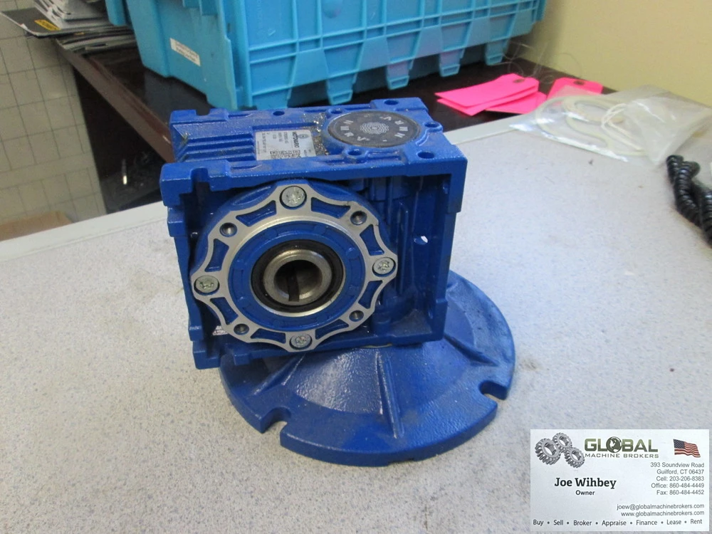 MotoVario NMRV 040 25:1, 60:1 Ratio Right Angle Worm Gear Reducer