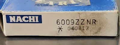 NACHI 6009ZZ Groove Ball Bearing Loc6F30