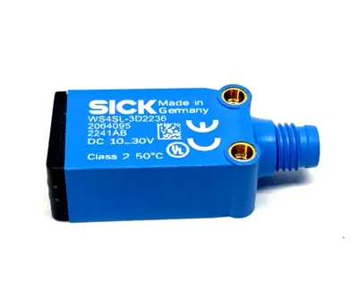 USED SICK THROUGH-BEAM PHOTOELECTRIC SENSOR 0... 50M RANGE, LASER LIGHT