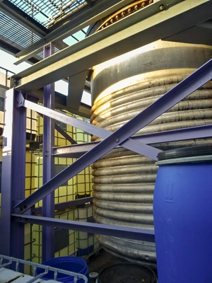 16,000L S/S Limpet Coiled Reactor