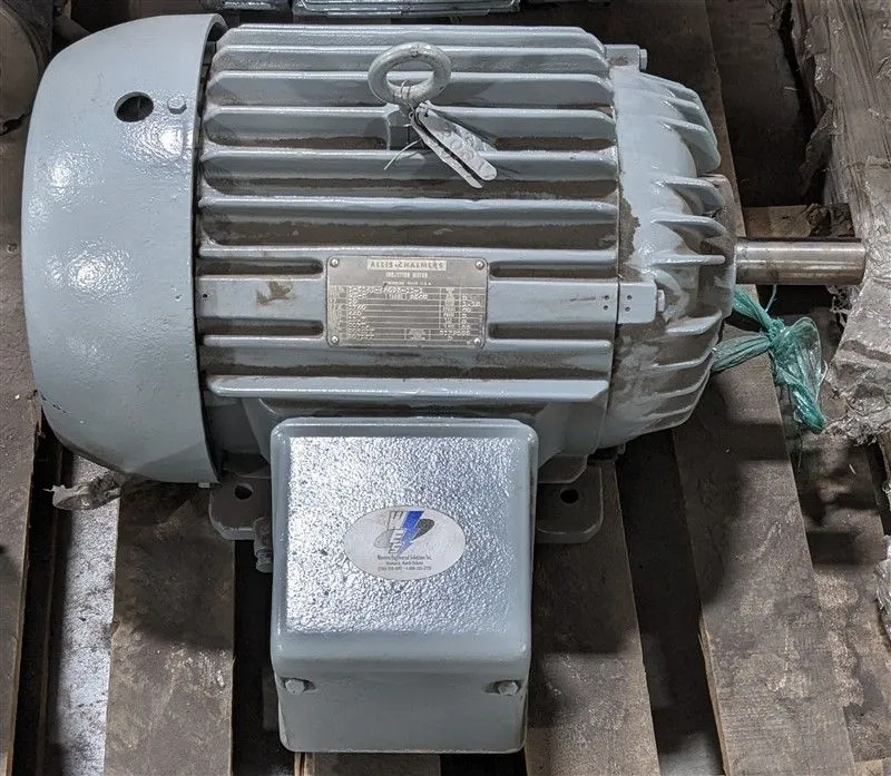 10HP Allis-Chalmers Type GZ-S Induction Motor 1740 RPM 440V Used