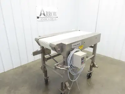 Hosokawa FA420KST 29"x 51"L Food Process Spreader Fanning Conveyor 3PH Adj Speed