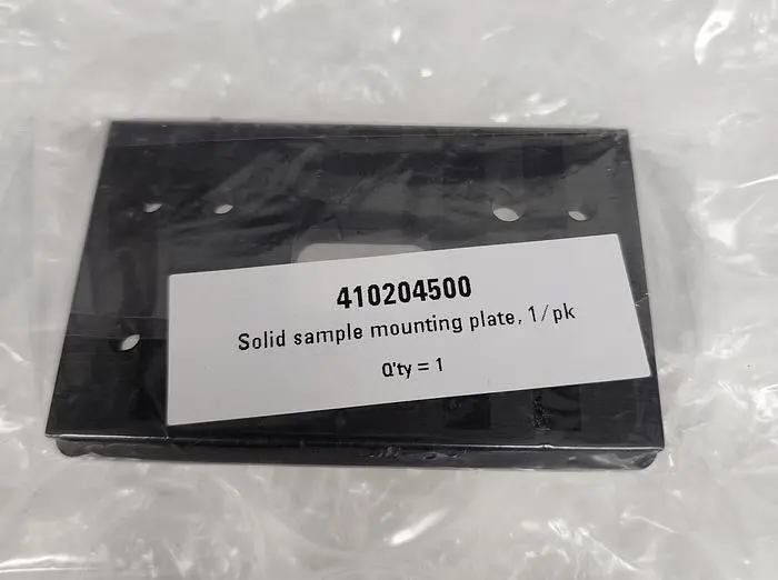 410204500 SOLID SAMPLE MOUNTING PLATE