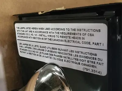 NEW EMERGI-LITE 24DEL144BK-14U/2-18