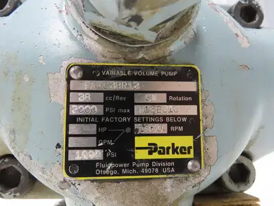 Parker Denison PAVC38R13 Hydraulic Variable Piston Pump 18gpm 38cc/rev 3000psi