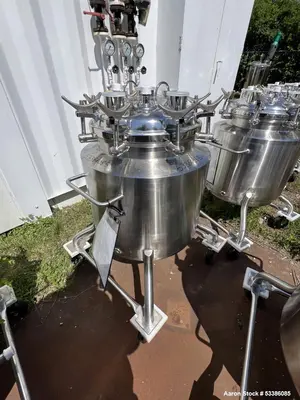 Buy Used Jacketed Tank – Precision Stainless, 103L, Dished Top & Bottom