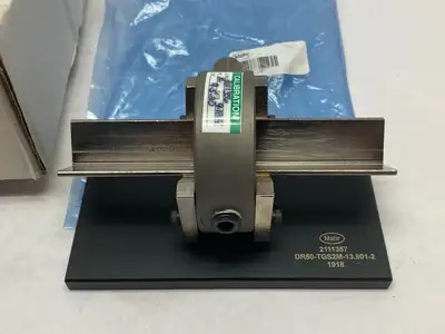 New | in-Stock MAHR DIMENSIONAIR 2-JET AIR RING GAUGE W/ GUIDE CHUTES & BASE PLATE Can Labelers Michigan US | Maverick Industrial Sales #1123061