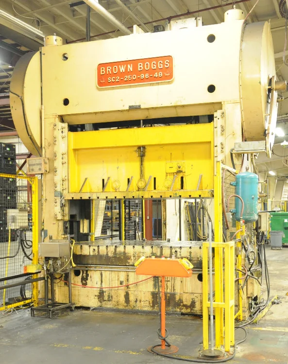 Used BROWN & BOGGS SC2-250-96-48 Straight Side Presses Michigan US | Presses for Industry #403401