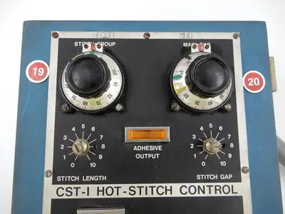 NORDSON GLUE STITCH CONTROLLER CST-1 115 VAC STOCK 568