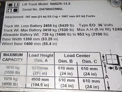 Used 2013 HYSTER N40ZR Reach Trucks | Zoom Lifts & Equipment #1182283
