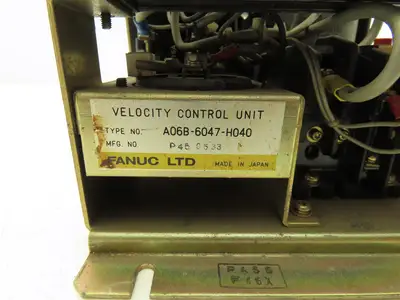 Fanuc A06B-6047-H040 Velocity Control Unit A20B-0009-00320/10D