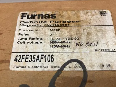 Used FURNAS 42FE35AF106 Miscellaneous Equipment (Electrical & Power) | Surplus Asset Holdings #1202142