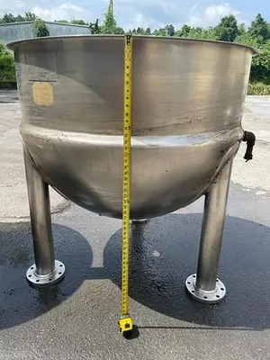 Kettle, 200 Gallon, 316 Stainless Steel, Jacketed, Lee Industries, #5991219