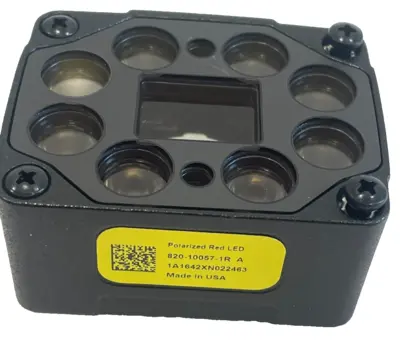 NEW COGNEX 820-10057-1R POLORIZED RED LENS ASSEMBLY 820100571R