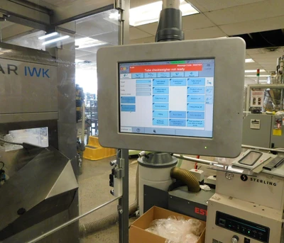 USED IWKA TUBE FILLING LINE TFS-80-2