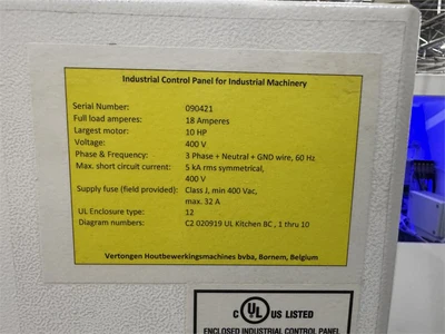 Used 2021 VERTONGEN "PENTH0C2" Woodworking Tenoners Texas US | MachineryMax #1488390