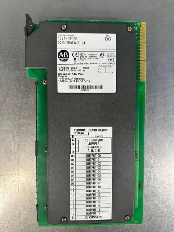 Used Allen-Bradley 1771-0BD PLC Input & Output | Palmetto Automation #1156539