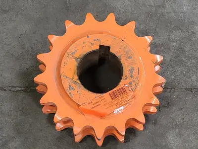 Idler Roller Chain Sprocket HDS100C17207I, Double Single, Size 100, 17 Teeth