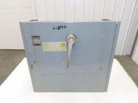 Westinghouse FDPS 368T Fusible Disconnect Switch 600VAC 1200Amp