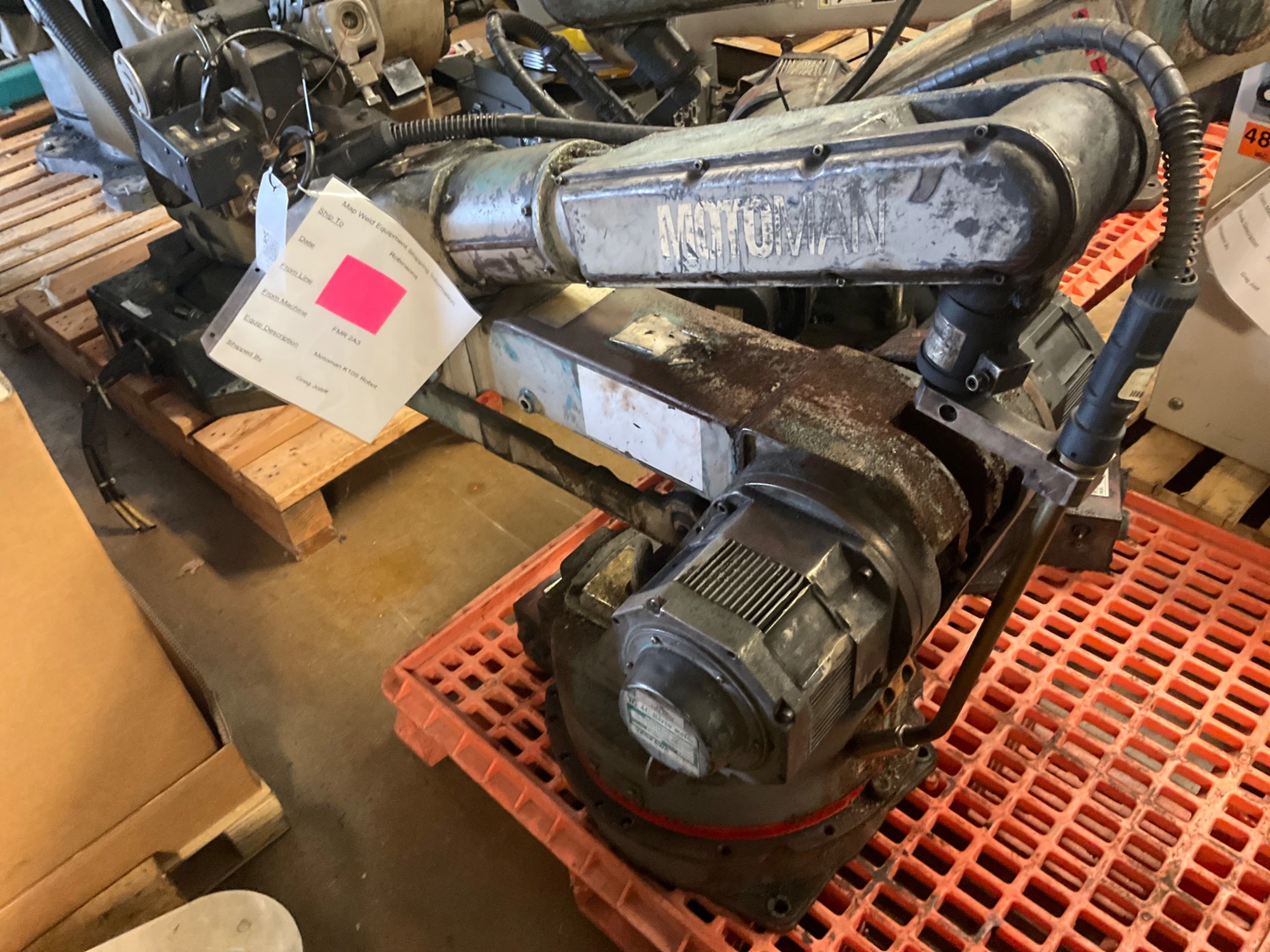 USED 1992 YASKAWA MOTOMAN MOTOMAN YRFLNNA10GB