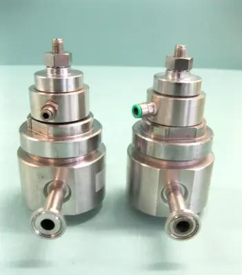 Lot of (2) 1/2"  Sanitary Tescom Regulator F12