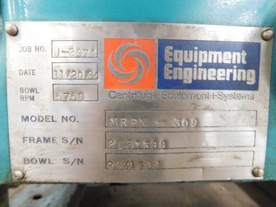 Used Alfa Laval NA Disc Stack Centrifuges Ohio US | Equipment Recovery Corp. #1331844