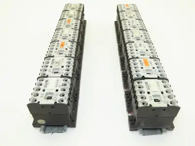 Moeller DIL ER-31-G Contactor 24VDC Coil 10A 600V 4-Pole 3NO 1NC Lot Of 14